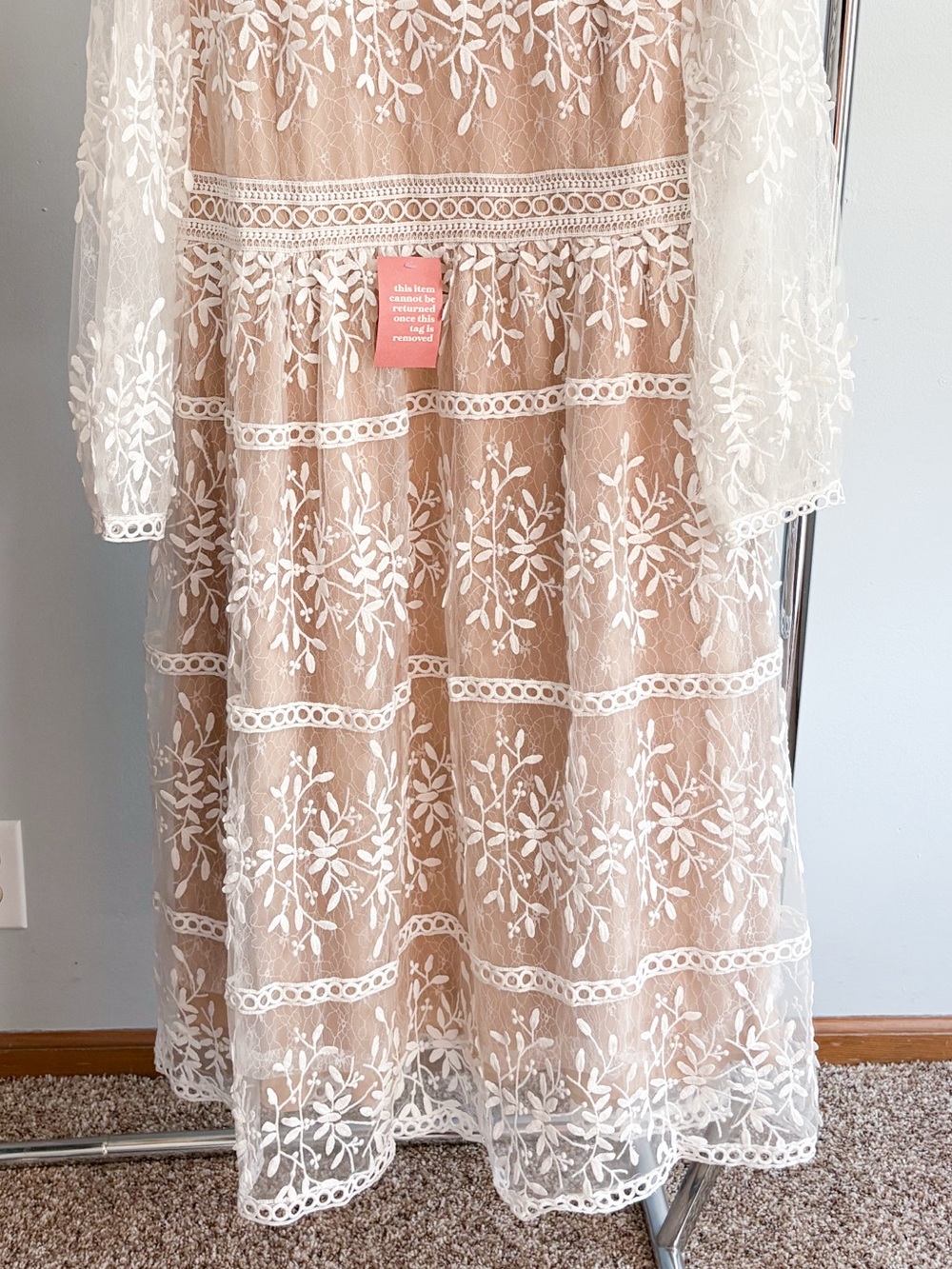 Ivy City Co Sicily Dress in Champagne Lining 2X - Picture 5 of 7